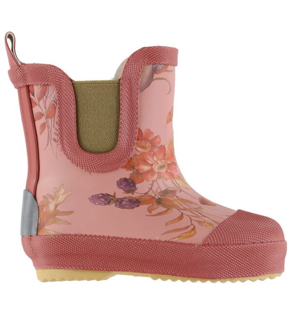 Mikk-Line Gummistøvler m. For - Korte - Burlwood m. Print