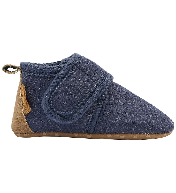 Mikk-Line Hjemmesko - Prewalker Felt - Blue Melange Mikk-Line Hjemmesko - Prewalker Felt - Blue Melange