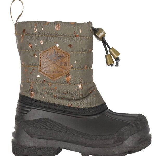 Mikk-Line Termostøvler - Chocolate Chip m. Guld