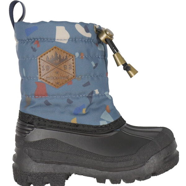 Mikk-Line Termostøvler - Orion Blue m. Print