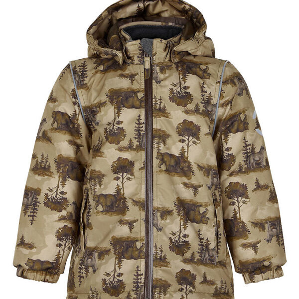Mikk-Line Vinterjakke - Recycled - Kelp m. Print