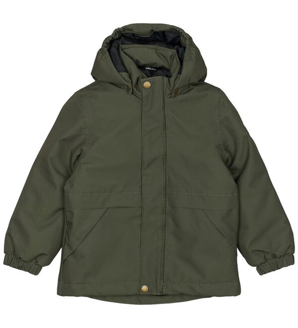Mikk-Line Vinterjakke m. Lys - Olive Night