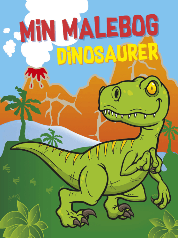 Min Malebog: Dinosaurer - Legekammeraten.dk