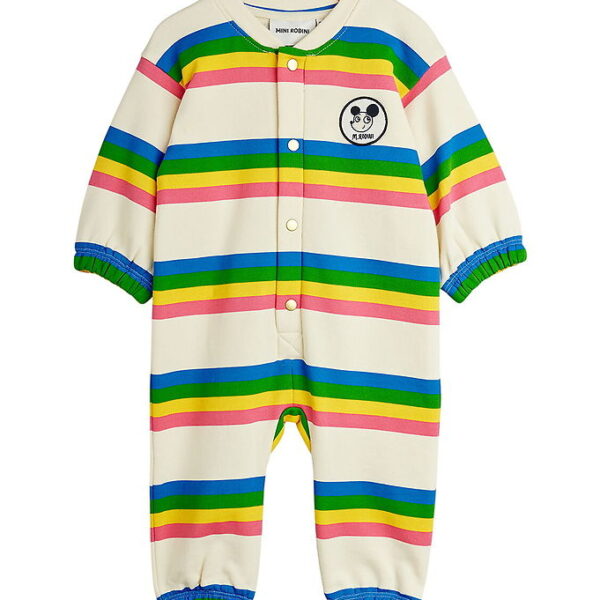 Mini Rodini Heldragt - Sweat - Ritzratz Stripe - Multifarvet
