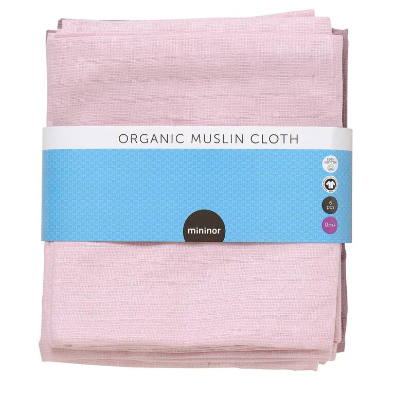 Mininor Stofble Økologisk Rosa - Lilla 6 - Pak