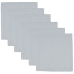 Mininor Stofbleer - 6-pak - 70x70 cm - Glacier Grey