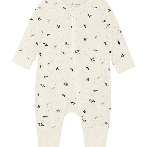 Minymo Heldragt l/æ - Viskose - Niagara Mist m. Planeter