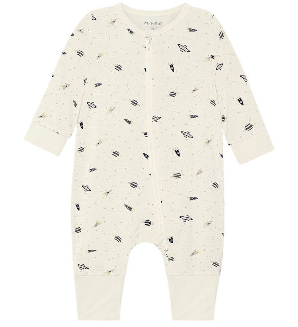 Minymo Heldragt l/æ - Viskose - Niagara Mist m. Planeter