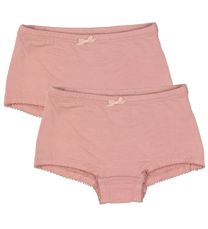 Minymo Hipsters - 2-pak - Bambus - Rosa