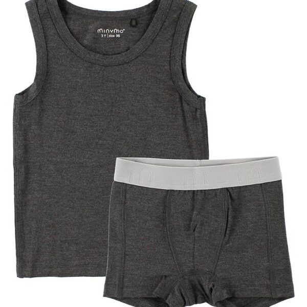 Minymo Undertøj - Bambus - Koksgrå