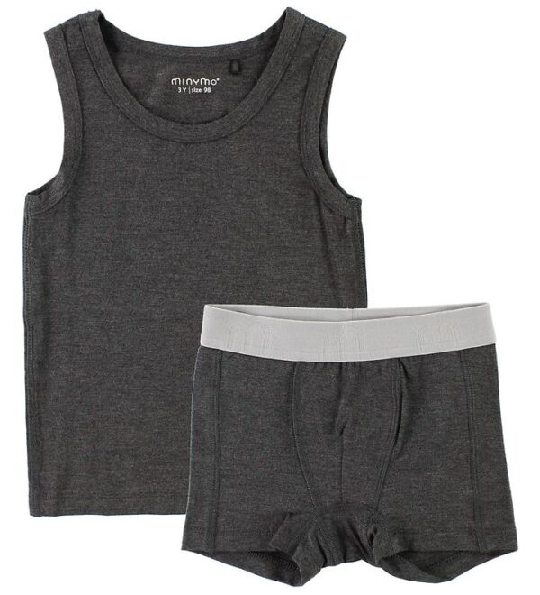 Minymo Undertøj - Bambus - Koksgrå Minymo Undertøj - Bambus - Koksgrå