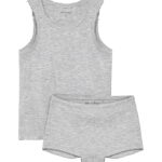 Minymo Undertøj - Viskose - Grey Melange
