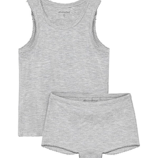 Minymo Undertøj - Viskose - Grey Melange