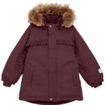 Minymo Vinterjakke - Catawba Grape m. Flæser