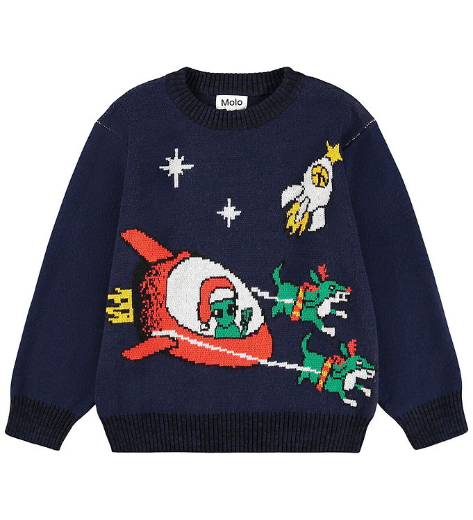 Molo Bluse - Strik - Bello - Merry Space-mas Molo Bluse - Strik - Bello - Merry Space-mas