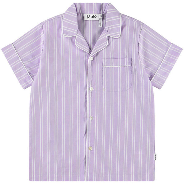Molo Skjorte - Rara - Purple Rail Stripe