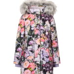 Molo Vinterfrakke - Peace - Flower Art m. Imiteret Pels