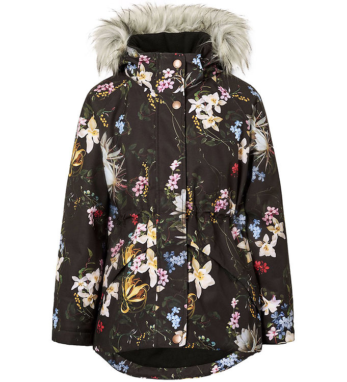 Molo Vinterjakke - Cathy Fur - Paisley Flowers