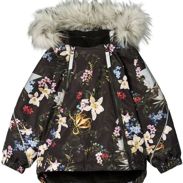 Molo Vinterjakke - Hopla Fur - Paisley Flowers