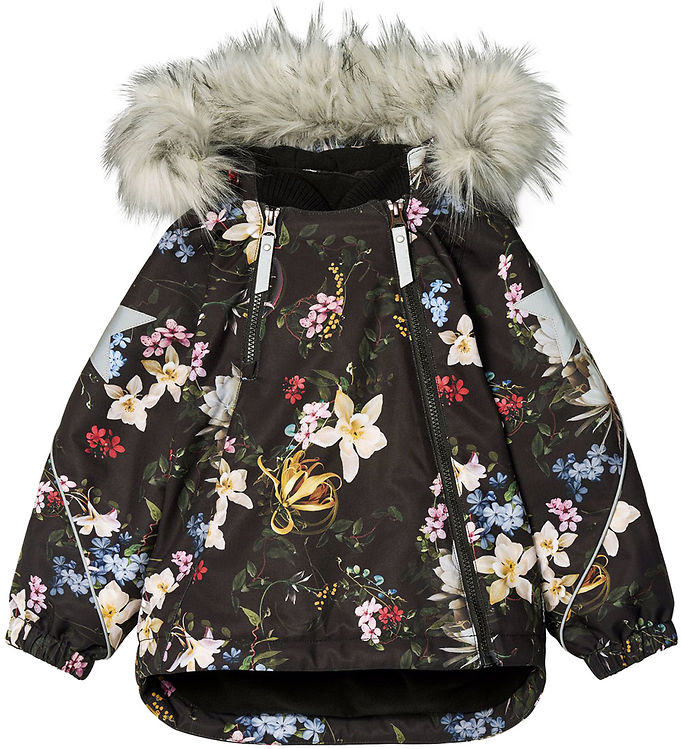 Molo Vinterjakke - Hopla Fur - Paisley Flowers