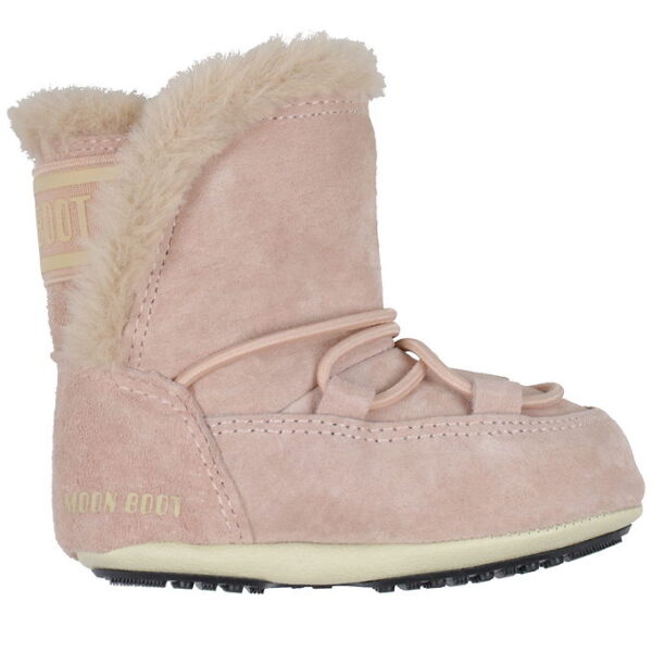 Moon Boot Vinterstøvler - Crib Suede - Pale Pink