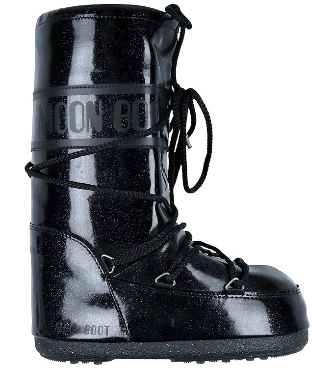 Moon Boot Vinterstøvler - Icon Glitter - Sort
