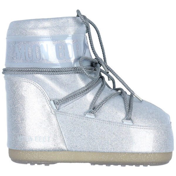 Moon Boot Vinterstøvler - Icon Low Glitter - Silver