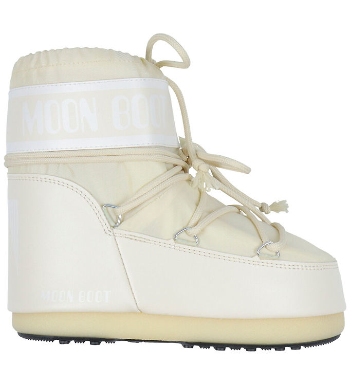 Moon Boot Vinterstøvler - Icon Low Nylon - Cream