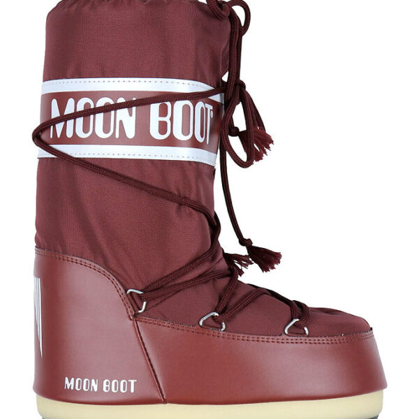 Moon Boot Vinterstøvler - Icon Nylon - Burgundy