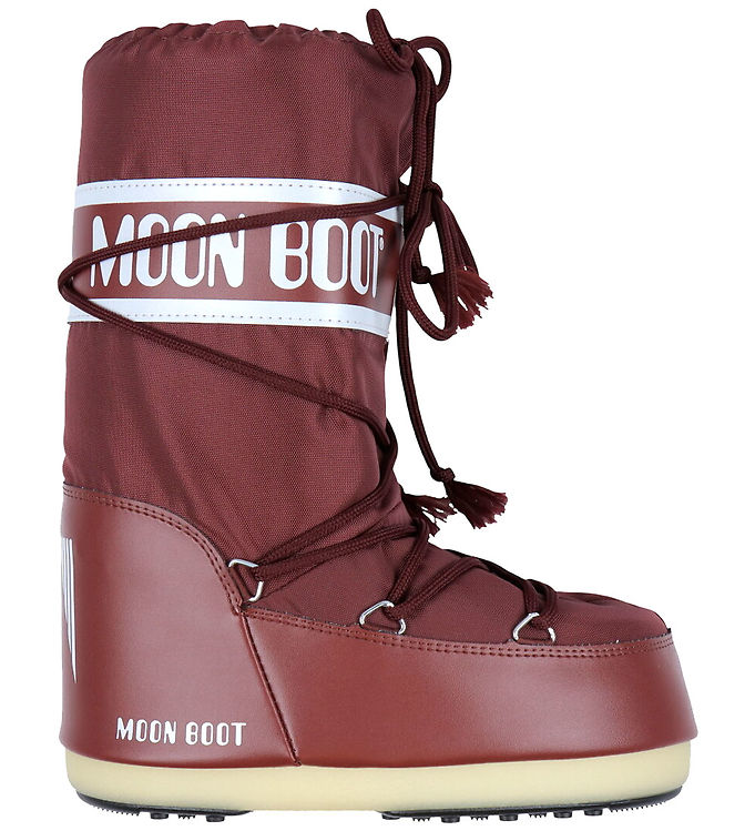 Moon Boot Vinterstøvler - Icon Nylon - Burgundy