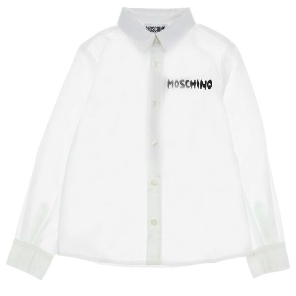Moschino Skjorte - Hvid m. Bamse