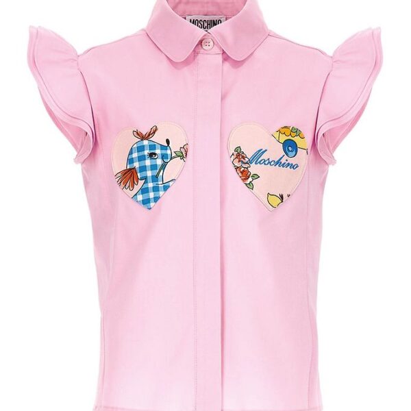 Moschino Skjorte - Rosa m. Hjerter