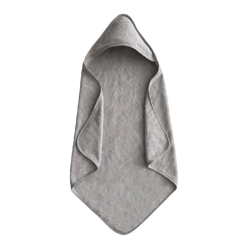 Mushie Hættehåndklæde Gray Mushie Hættehåndklæde Gray