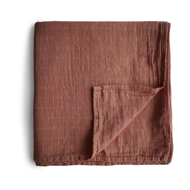 Mushie Swaddle Cognac Mushie Swaddle Cognac