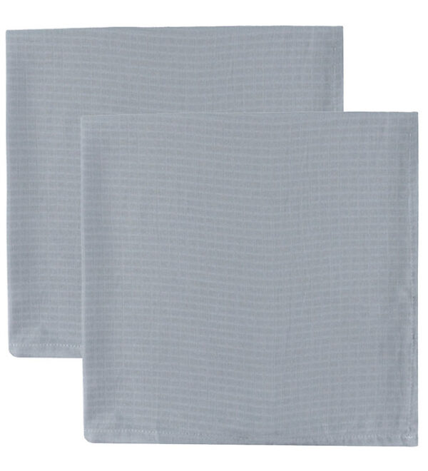 Müsli Stofbleer - 2-pak - 75x75 - Jasmin blue Müsli Stofbleer - 2-pak - 75x75 - Jasmin blue