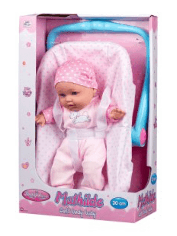My Baby Dukke 30 Cm Med AutostolÂ - Dukker - Legekammeraten.dk