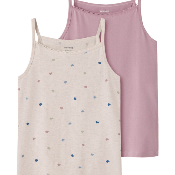 NAME IT 2-Pak Strop Toppe Peyote Hearts