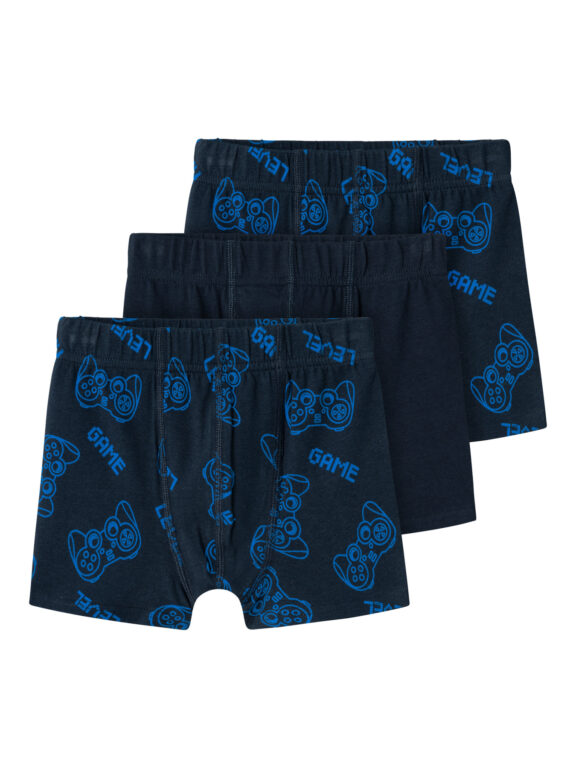 NAME IT 3-Pak Boksershorts Dark Sapphire