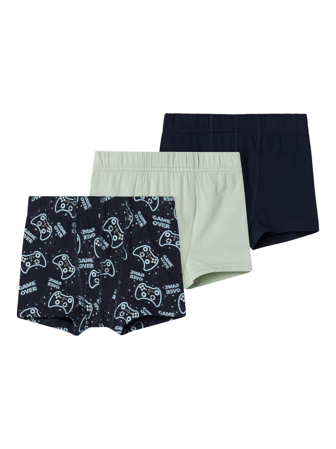 NAME IT 3-Pak Boksershorts Dark Sapphire Game
