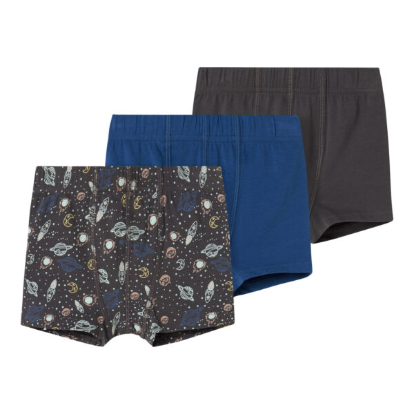 NAME IT 3-Pak Boksershorts Forged Iron