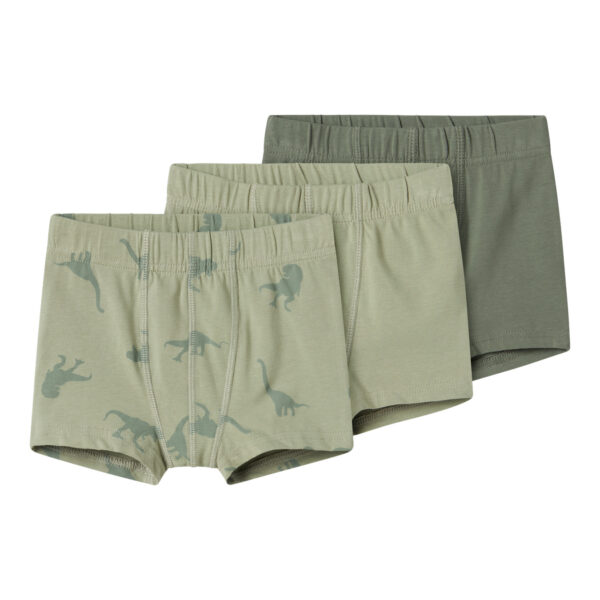 NAME IT 3-Pak Boxershorts Agave Green Dino