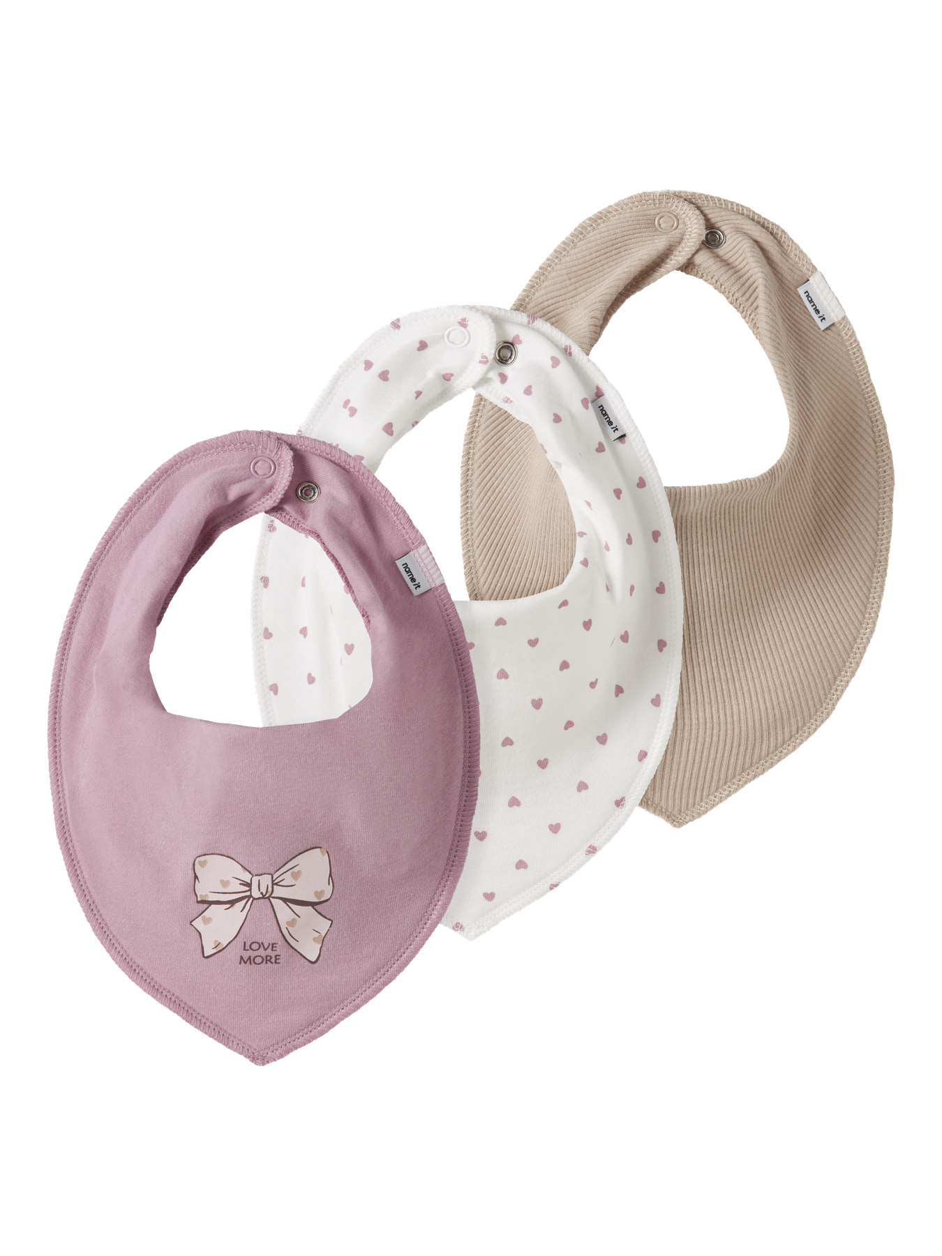 NAME IT 3-Pak Hagesmække Yvette Keepsake Lilac NAME IT 3-Pak Hagesmække Yvette Keepsake Lilac