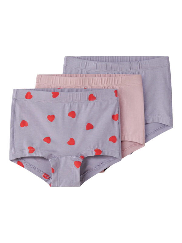 NAME IT 3-Pak Tights Lavender Hearts NAME IT 3-Pak Tights Lavender Hearts