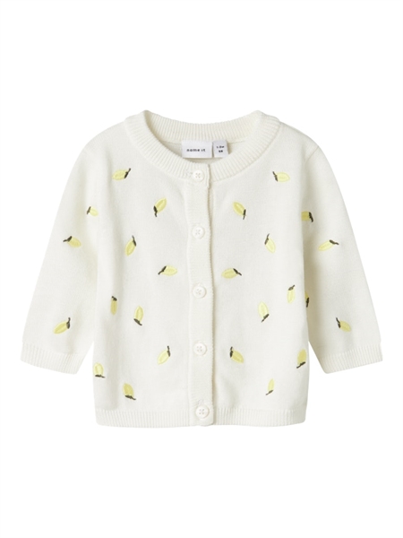 NAME IT Baby Strik Cardigan Cloud Dancer