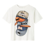NAME IT Batman T-shirt Add Cloud Dancer