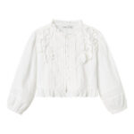 NAME IT Blonde Skjorte Hellia Bright White