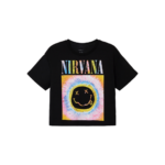 NAME IT Boxy Nirvana T-Shirt Faxa Black