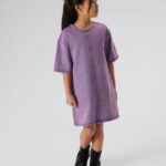 NAME IT Denim Kjole Maggie Orchid Overdyed