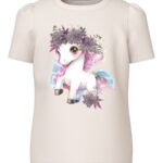 NAME IT Enhjørning T-shirt Naia Jet Stream