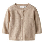 NAME IT Glimmer Strik Cardigan Rolia Cement